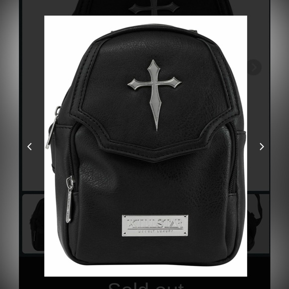 Killstar and Am the Night Sling Black Bag Sword Backpack - Picture 1 of 9